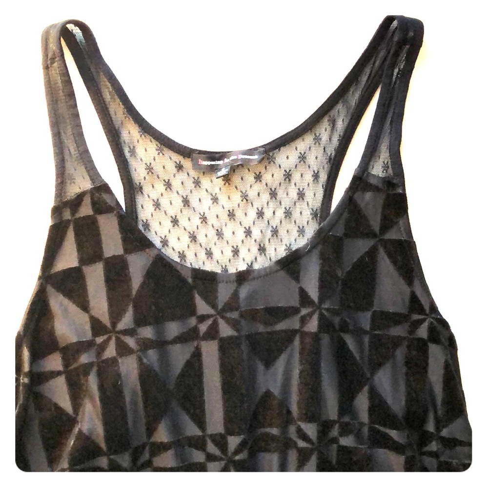 Velvet trapeze top